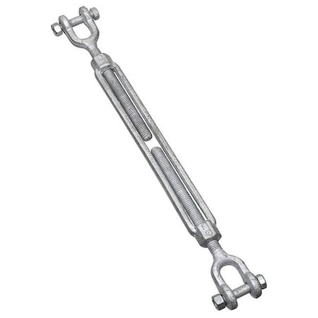 HomePage 0.5 x 9 in. Galvanized Jaw Turnbuckle